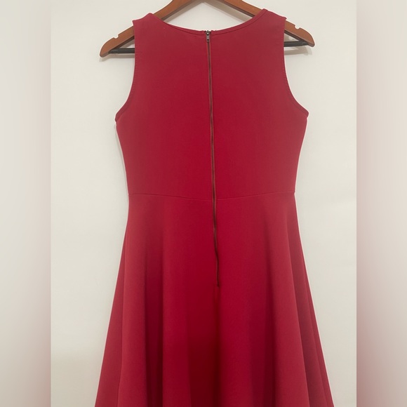 Karlie Red Mini Skater Dress. Size Medium. - Picture 4 of 6